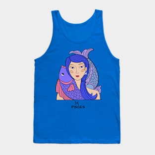 Pisces Constellation: Creative And Intuitive | Astrology Art Tank Top